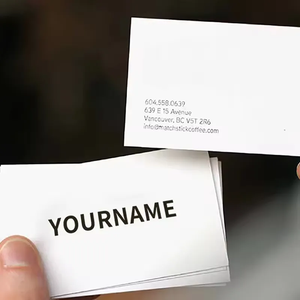 <span class=keywords><strong>Tarjetas</strong></span> <span class=keywords><strong>de</strong></span> Visita Personalizadas con Estampado en Relieve <span class=keywords><strong>de</strong></span> Lámina Dorada, Diseño Gratuito, Impresión a Doble Cara en Color en Papel Offset y Cartulina - Product Image 2