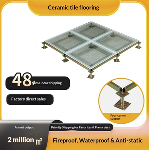 Plancher surélevé antistatique <span class=keywords><strong>de</strong></span> haute qualité 600x600 mm avec cadre en acier pour centre <span class=keywords><strong>de</strong></span> données et salle <span class=keywords><strong>de</strong></span> serveurs - Product Image 4