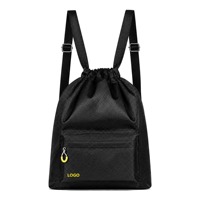 Grand sac à dos de natation en maille polyester léger pour usage quotidien, sac de sport et de gym respirant, séchage rapide, résistant à l'eau, 20L, unisexe