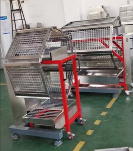 Four à rôtisserie vertical au charbon de bois Shineho, machine à rôtir le poulet portable, barbecue avec four à rôtisserie vertical certifié CE - Product Image 6