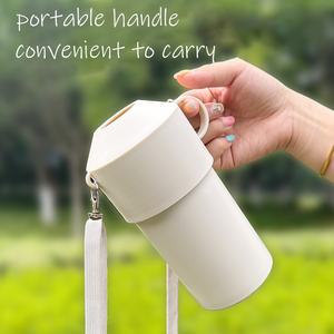 SilverJet 600ml Double Wall <b>Vacuum</b> Insulated Stainless Steel Tumbler <b>Portable</b> For Car Office Home Camping Hiking Gift - Product Image 2