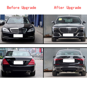 W221 新款即插即用 <span class=keywords><strong>M</strong></span> 型前车身套件 行李箱盖 门板 LED 头灯 尾灯 引擎盖 保险杠 螺栓固定式奔驰 - Product Image 6