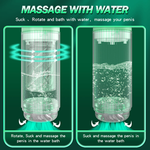 Masturbador Masculino Automático Succión Girar Pene Bomba de Vacío Masajeador de Agua Coño Vagian Pocket Masturbación Copa Juguete Sexual Para Hombres - Product Image 3