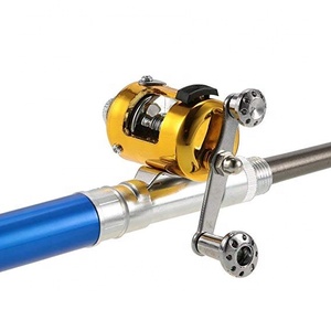 Mini Portable Pocket <strong>Pen</strong> <strong>Fishing</strong> <strong>Rod</strong> Aluminum Ice <strong>Fishing</strong> <strong>Rod</strong> and Reel Combo - Product Image 5
