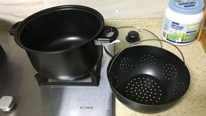 Casserole moderne polyvalente en métal marmite à vapeur avec panier-<span class=keywords><strong>passoire</strong></span> pour la cuisson d'articles de cuisine - Product Image 5