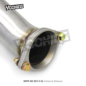 Sistema de escape ODM Valvetronic para <span class=keywords><strong>BMW</strong></span> <span class=keywords><strong>M6</strong></span> E63 <span class=keywords><strong>V10</strong></span> 5.0L 2006-2010 Sistema de escape Catback DE RENDIMIENTO DE ACERO INOXIDABLE - Product Image 2