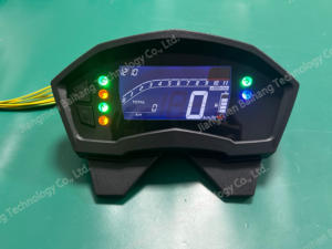 การปรับแต่งมืออาชีพ มาตรวัดอาร์พีเอ็มมอเตอร์ไซค์ดิจิตอล มาตรวัดรถจักรยานยนต์ แผงเครื่องมือสำหรับฮอนด้า <span class=keywords><strong>Cb</strong></span> <span class=keywords><strong>250</strong></span> <span class=keywords><strong>f</strong></span> - Product Image 2