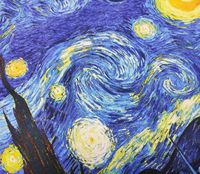 Tas Tote Kanvas Wanita Lukisan Minyak Bunga Matahari Langit Berbintang Van Gogh 2023 Ukuran Sedang Tas Pantai Pasokan Lintas Batas