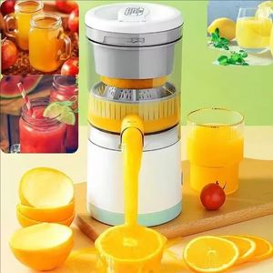 เครื่องคั้นน้ำส้มไร้สาย 45W แบบพกพา ชาร์จไฟผ่าน USB สำหรับใช้ในบ้าน คั้นน้ำผลไม้ช้าๆ - Product Image 1
