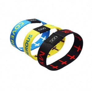 Pulsera Deportiva Personalizada Ecológica con Logotipo Impreso por Sublimación, Patrón Promocional, Regalo, Pulsera Elástica - Product Image 1