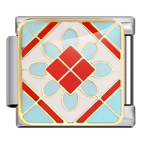 Accessoires DIY : Bracelet de mode en acier inoxydable, élastique, fait main, modulaire, avec breloques italiennes sur le thème de l'architecture européenne, vente en gros - Product Image 4