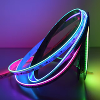 Bande LED RGB Intelligente pour Décoration de Noël, Lumière Ambiante Intérieure en Cuivre 5M 24V USB, Colorée, Certifiée CE, Couleurs Automatiques, Compatible TV