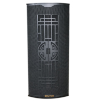 Éclairage Audio vidéo professionnel haut-parleur à colonne passive bidirectionnelle 4*4.5 pouces 350W haut-parleurs à double colonne en métal Flexible