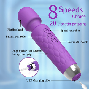 Vibratore Ava, Giocattolo Sessuale con 4 Ore di Autonomia della Batteria |   Silicone resistente all'acqua e sicuro <span class=keywords><strong>per</strong></span> il corpo |   <span class=keywords><strong>Vibratori</strong></span> Clitoridei Giocattoli Sessuali <span class=keywords><strong>per</strong></span> Coppie Dildo - Product Image 2