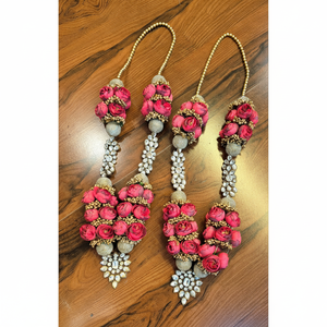 Varmala de Boda para Novios Indios, Jaimala, Guirnalda de Boda Musulmana, Pooja Mala, Flores Artificiales - Product Image 1