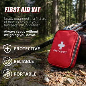 Trousse de premiers soins Baiyuheng pour les voyages, sac médical manuel, trousse de premiers soins manuelle pour la conduite, le camping - Product Image 4