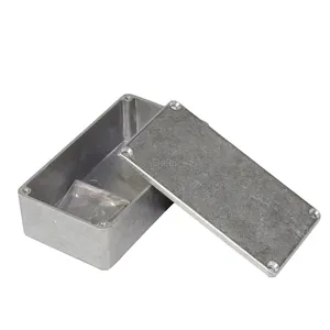 125B 1590N1 Aluminum Guitar Pedal Enclosure 122x66x39.5 MM Metal Stompbox Enclosure Guitar Effect Unfinished Toggle Switch Box