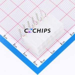 5569-2x6P WZ Wire-to-Board Pin Header Bent Lead Through Hole,P=4.2mm Connector 2x6P 4.2mm Right Angle Insert 12P - Product Image 1