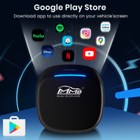 Boîtier CarPlay Android 13 sans fil Qualcomm 6125 8+128 Go 2025, adaptateur portable CarPlay Android Auto, boîte CarPlay Ai MMB