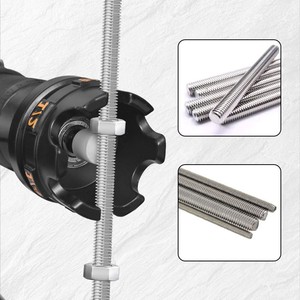 Nut <b>Extractor</b> Ceiling Long <b>Bolt</b> Electric Quick Disassembly Wrench Alloy OEM Industrial Grade 1/4 Black Oxide Hex Input Drive - Product Image 4