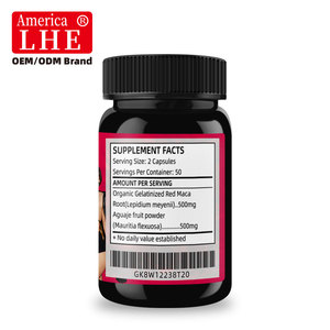 แคปซูลมาคาสีแดงสำหรับผู้หญิง สูตรเพิ่มพลัง กระชับสะโพกและเสริมหน้าอก อาหารเสริมมาคาสีแดง ยาเพิ่มขนาดอวัยวะเพศชาย - Product Image 5