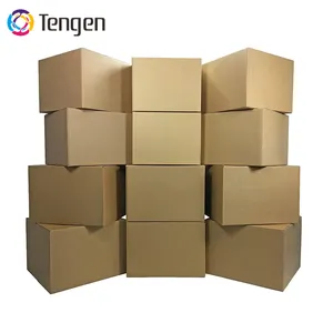 Tengen ร้อนขายทนทานกล่องกระดาษลูกฟูกการจัดส่งสินค้านำมาใช้ใหม่ย้ายกล่อง