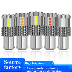 CANBUS LED Multicolor Turn Signal Light <b>Bulbs</b> Backup Reverse 15LED 12V 10W New Auto Car Fitment for 7440 7443 1156 1157 3156 - Product Image 6