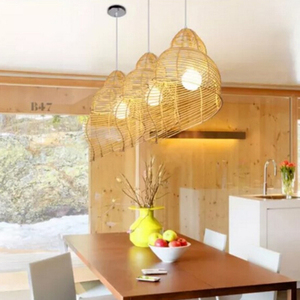 <span class=keywords><strong>Lampe</strong></span> suspendue en <span class=keywords><strong>osier</strong></span> et <span class=keywords><strong>rotin</strong></span>, design moderne et fait <span class=keywords><strong>à</strong></span> la main, bambou - Product Image 3