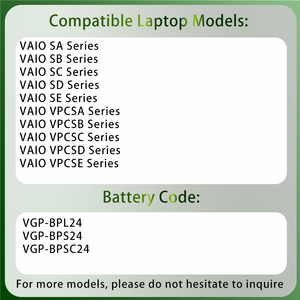 Batterie d'ordinateur portable rechargeable Li-ion pour ordinateur portable <span class=keywords><strong>Sony</strong></span> Batterie Vgp Bps24 pour <span class=keywords><strong>Sony</strong></span> VAIO SA SB SC SD SE VPC Toutes les séries 11.1V 4400mAh - Product Image 2