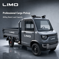 Véhicule de mobilité urbaine LIMO, voiture à 4 roues, voiture électrique de ville, nouvelle mini-citadine électrique, véhicule utilitaire à basse vitesse pour livraison de marchandises lourdes