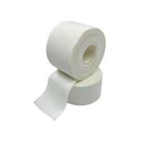 Échantillon gratuit Ruban de cerclage sport personnalisé Ruban de coton athlétique blanc de 3.8cm de large