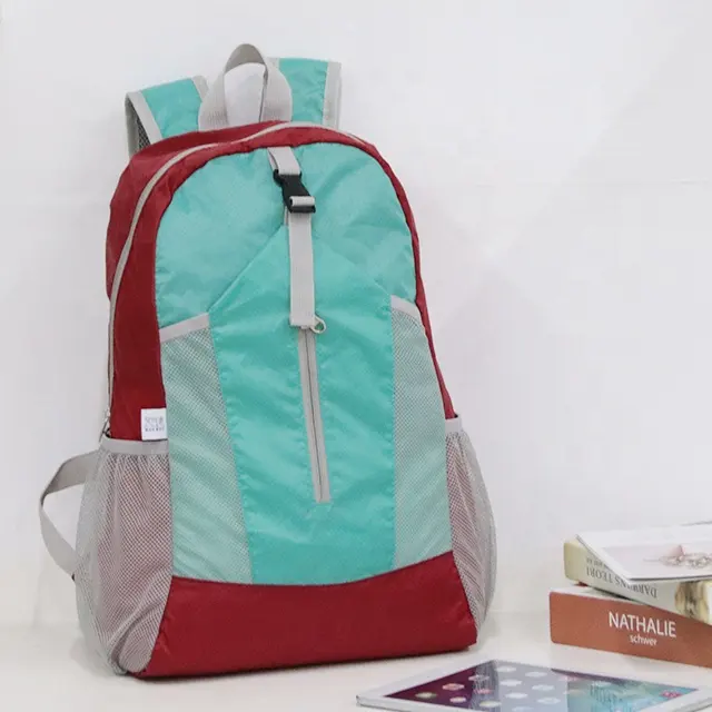 OEM कस्टम लोगो multifunctional foldable यात्रा बैग backpacks के साथ जिपर