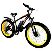 Vélo de montagne électrique Bonnell 775 Mx Ebike 48V, en alliage d'aluminium, batterie au lithium, 7 vitesses, pneus larges de 26 pouces, Ouxi Gt E-Bike