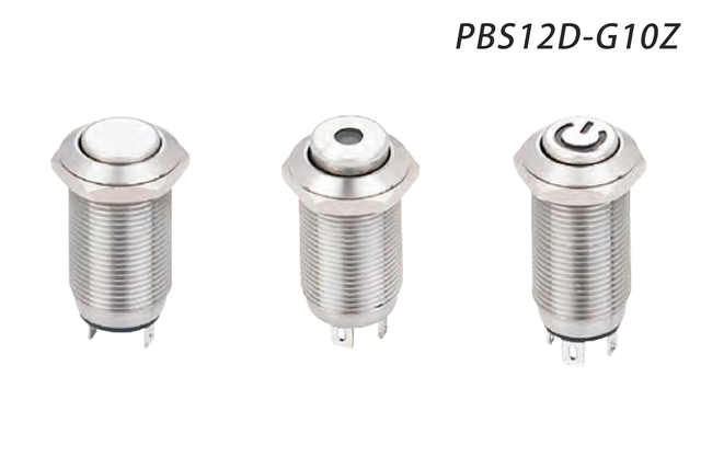 Stainless Steel Waterproof Illuminated 12mm Push Button Switch Momentary Latching Type Electric Start Buttons IP65 Made China