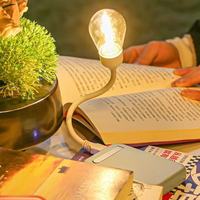Schreibtischlampe USB-Anschluss Direktladung Wolframdrahtlampe 360° °   Flexibles Schwanenhals-Leselicht für Arbeit, Home-Office, Wohnheim und Studium