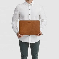 Pochette de protection en cuir pour ordinateur portable, sacs de rangement de haute qualité