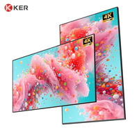 Pantalla LCD de 55 Pulgadas Ultra Brillante con Animación para Señalización Digital en Tiendas y Ascensores, Fabricada por Ker Factory (OEM/ODM)