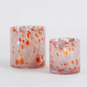 Xi Lanh Nến Thủy Tinh Chủ Sở Hữu 8Oz 10Oz 12Oz Bán Buôn Độc Đáo Vòng Dưới Hình Dạng Sang Trọng Làm Bằng Tay Nến Thủy Tinh Lọ - Product Image 1