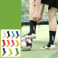 Chaussettes de football d'entraînement pour garçons, logo antidérapant, été, douces et respirantes