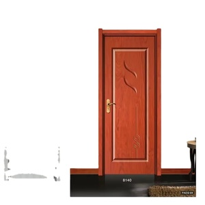 Iç banyo kapısı derileri PVC kapı cilt kalıplı kapı cilt - Product Image 4