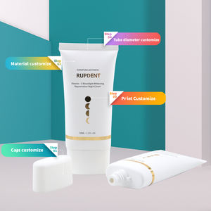 化粧品包装チューブスクイズソフトプラスチックローションスキンケアハンドアイクリーム日焼け止め化粧品フラットチューブカスタム - Product Image 2