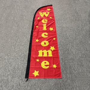 Bandera de Lámina al por Mayor para Promoción de Tiendas, Publicidad, Exhibición en Tiendas, Bandera sin Asta, Bandera de Pluma de Tamaño Personalizado, Bandera de <span class=keywords><strong>Barber</strong></span>ía - Product Image 6