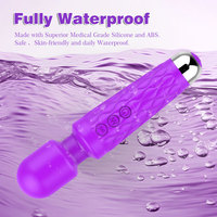 Fabrik-Großhandel AV Wand Vibrator 20 Frequenzen USB Aufladbar 100% Wasserdicht Klitoris-Stimulator G-Punkt-Massagegerät für Frauen