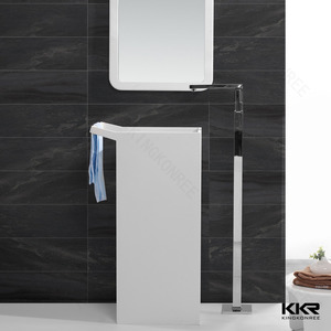 Bassin en pierre lavabo sur colonne en pierre mat surface solide <span class=keywords><strong>salle</strong></span> <span class=keywords><strong>de</strong></span> <span class=keywords><strong>bain</strong></span> - Product Image 4