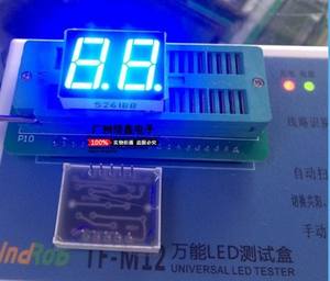 Visor de <span class=keywords><strong>7</strong></span> segmentos de dois dígitos azul 25*19*8mm anodo comum - Product Image 2