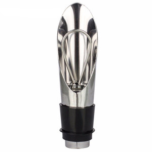 2 in 1 in Acciaio Inox Bottiglie di Liquore di Vino Aera Beccuccio e Tappo Versatore Vino Pourer Tappi Funnel Bottiglia Di Vino Versatore - Product Image 2