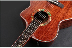 Weifang Rebon 6 corde 41 pollici tutto solido JF corpo a forma di chitarra acustica elettrica - Product Image 2