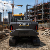 RHINOCEROS XINIU Excavatrice sur chenilles 11 tonnes, modèle 2026, haute performance, hydraulique, prête à être expédiée, vente en gros
