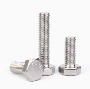 Pernos de Acero Inoxidable de Primera Calidad M10 M14 M22 304 316 A2 A4, Fijaciones Roscadas Métricas e Imperiales - Product Image 1