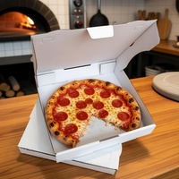 Mini boîte à pizza de 3 pouces pour les fêtes, petites boîtes à pizza avec boîtes en papier personnalisées imprimées pour les aliments
